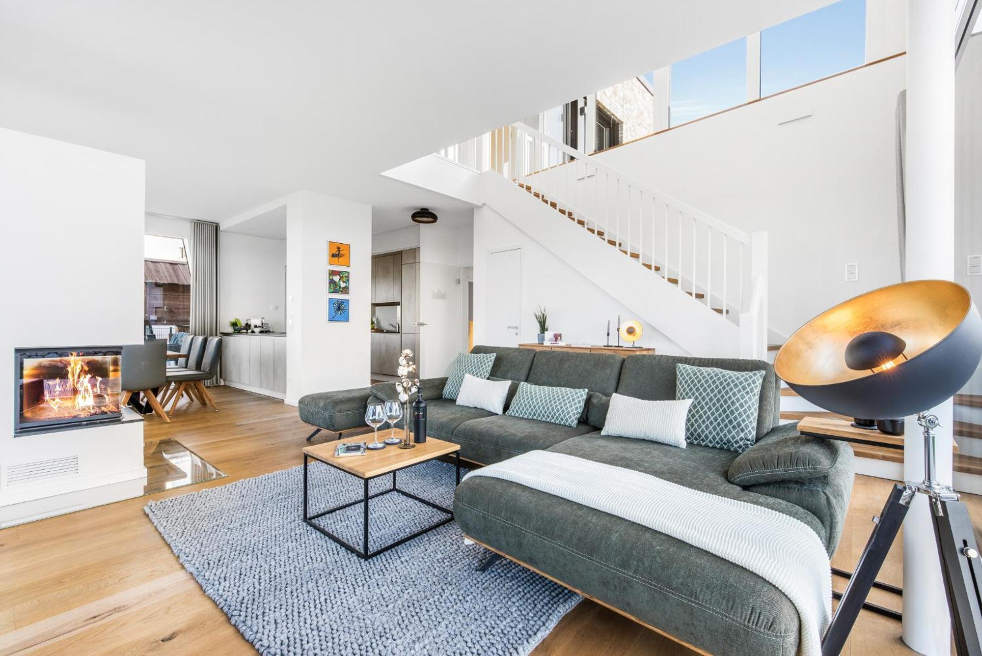 Villa King Erste Lage, Dachterrasse, Meerblick, Carport, Kamin, Sauna, Terrasse, Aussenrolllaeden أوبلينتيز المظهر الخارجي الصورة