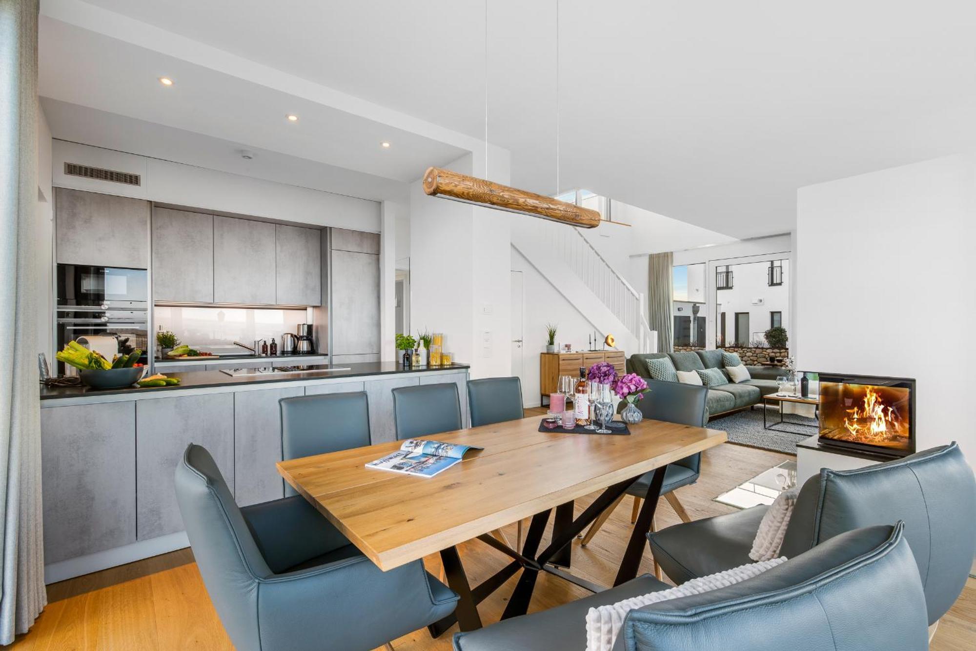 Villa King Erste Lage, Dachterrasse, Meerblick, Carport, Kamin, Sauna, Terrasse, Aussenrolllaeden أوبلينتيز المظهر الخارجي الصورة