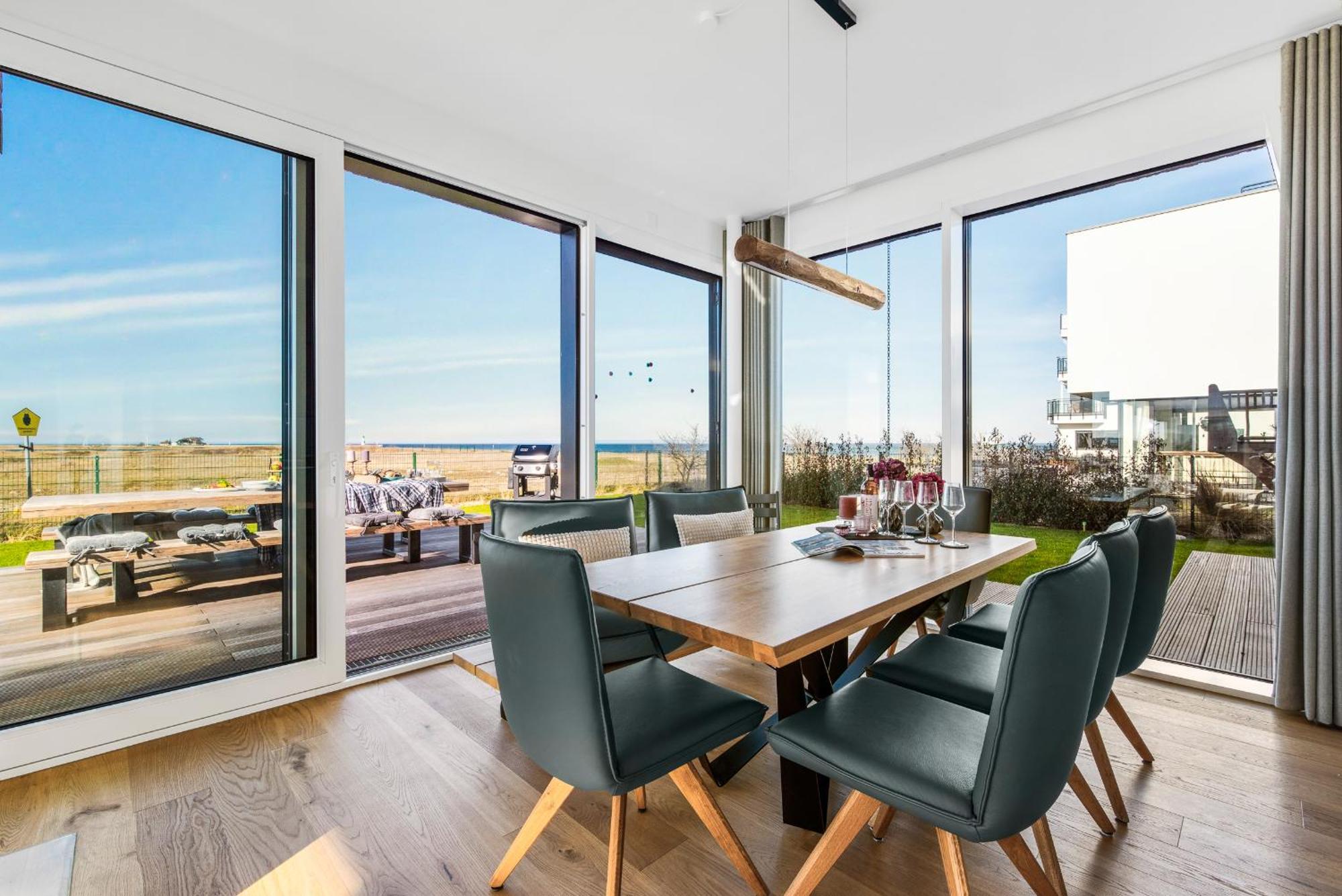 Villa King Erste Lage, Dachterrasse, Meerblick, Carport, Kamin, Sauna, Terrasse, Aussenrolllaeden أوبلينتيز المظهر الخارجي الصورة