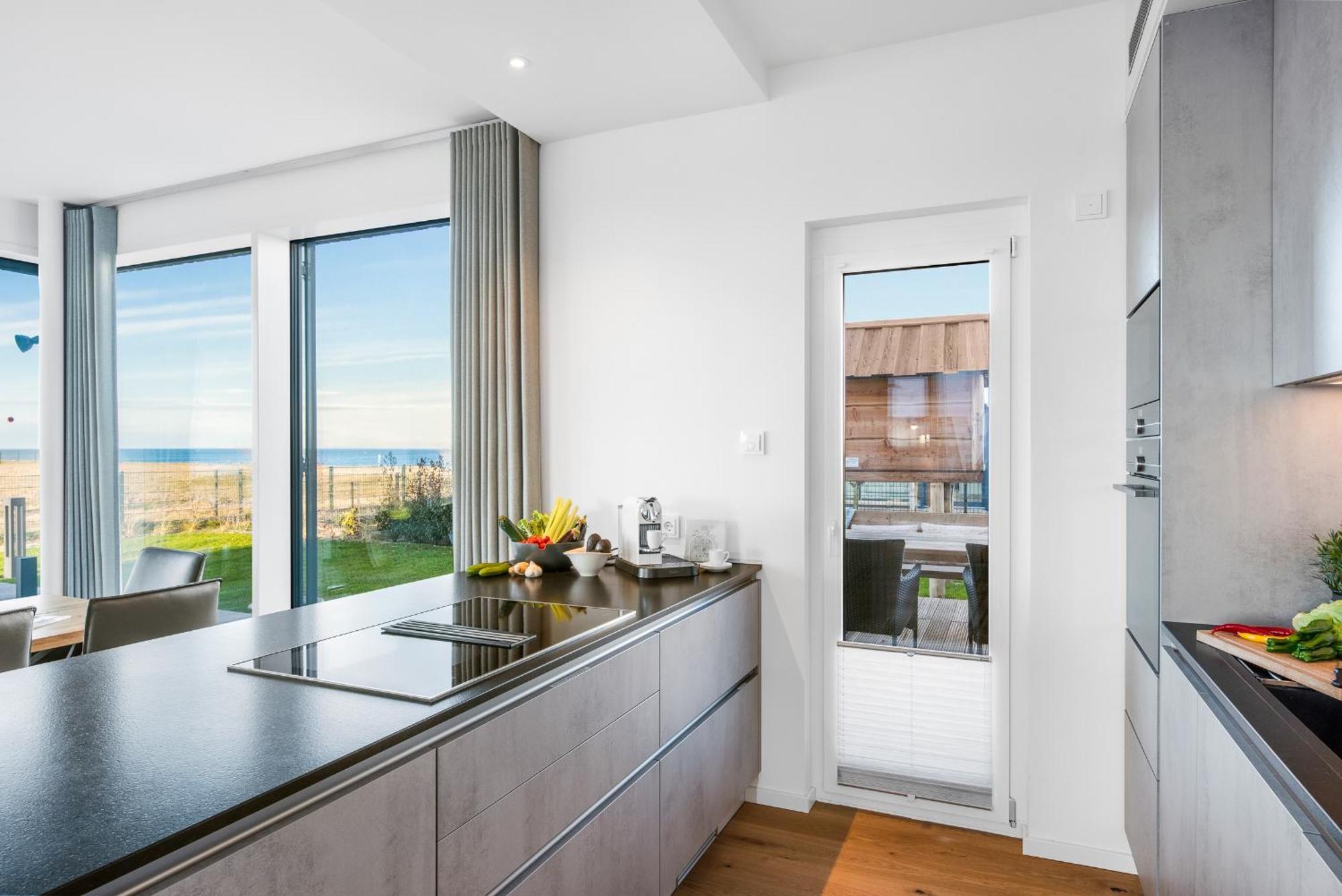 Villa King Erste Lage, Dachterrasse, Meerblick, Carport, Kamin, Sauna, Terrasse, Aussenrolllaeden أوبلينتيز المظهر الخارجي الصورة